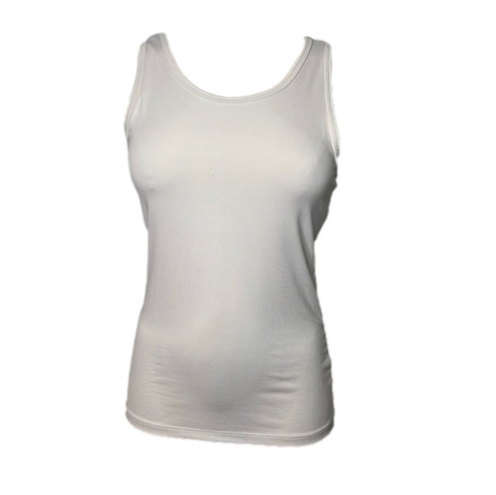 Womenโs Champion Athletic White Tank Top with Built in bra